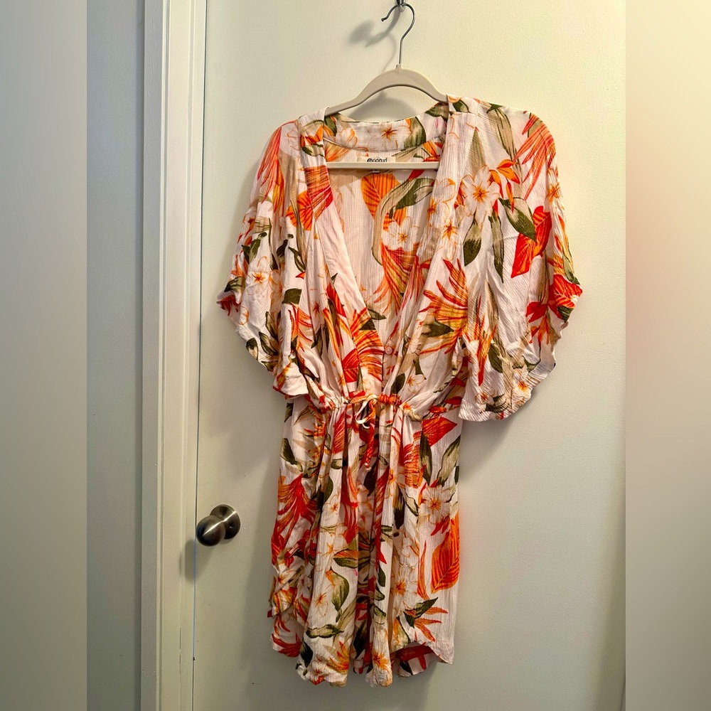 RIP CURL Dress ,Tropical Print